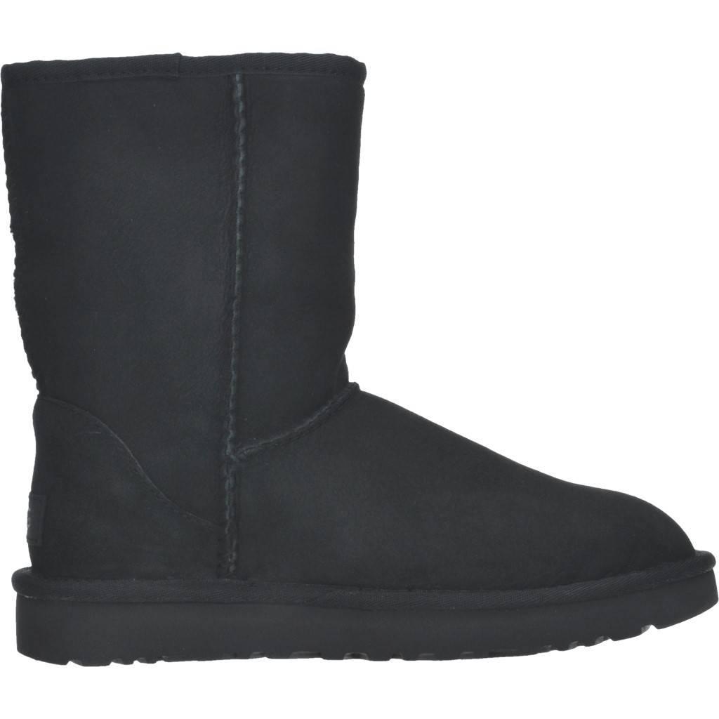 UGG W CLASSIC SHORT II en color NEGRO  (4)