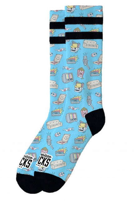 AMERICAN SOCKS MOVIE NIGHT  en color AZUL  (1)