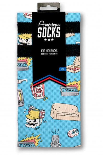 AMERICAN SOCKS MOVIE NIGHT  en color AZUL  (3)