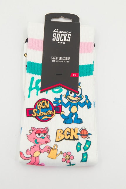 AMERICAN SOCKS COPY CAT en color MULTICOLOR  (2)