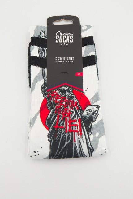 AMERICAN SOCKS FREEDOM IS A LIE en color MULTICOLOR  (2)