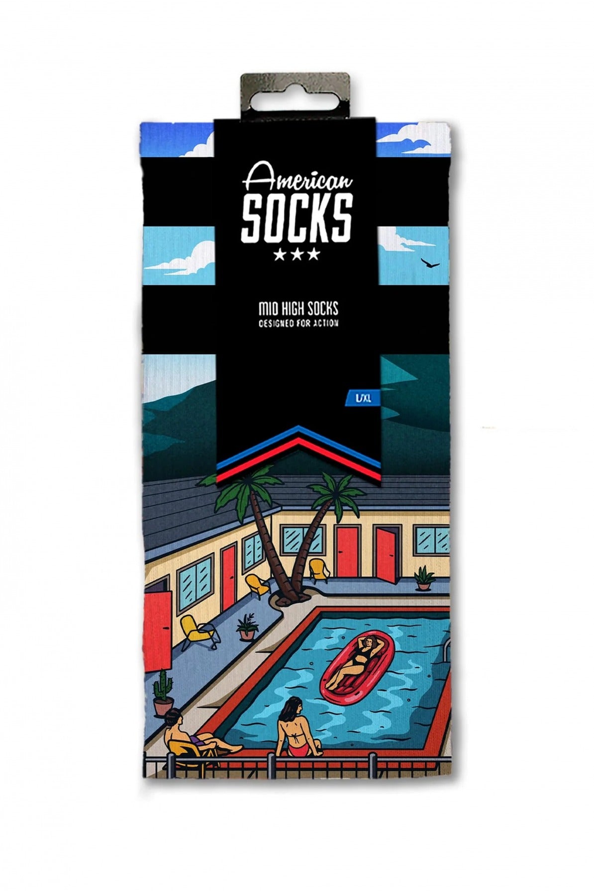 AMERICAN SOCKS PALM SPRINGS MOTEL en color MULTICOLOR  (3)