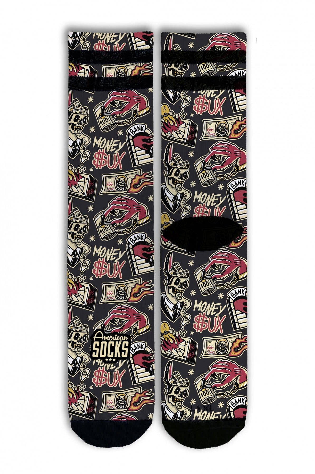 AMERICAN SOCKS MONEY SUCKS en color MULTICOLOR  (1)