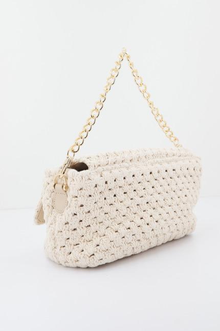 V VBSUU REA FLAP BAG en color BEIS  (2)